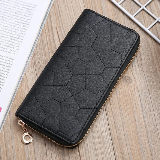 New Fashion Clutch with Geometric Sewing Thread Pattern